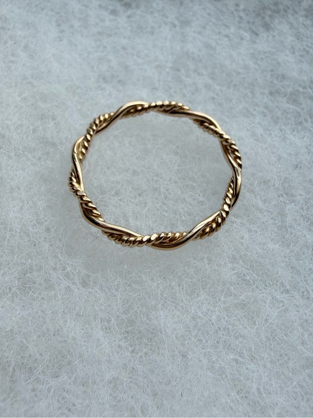 Braided twist ring Size 8